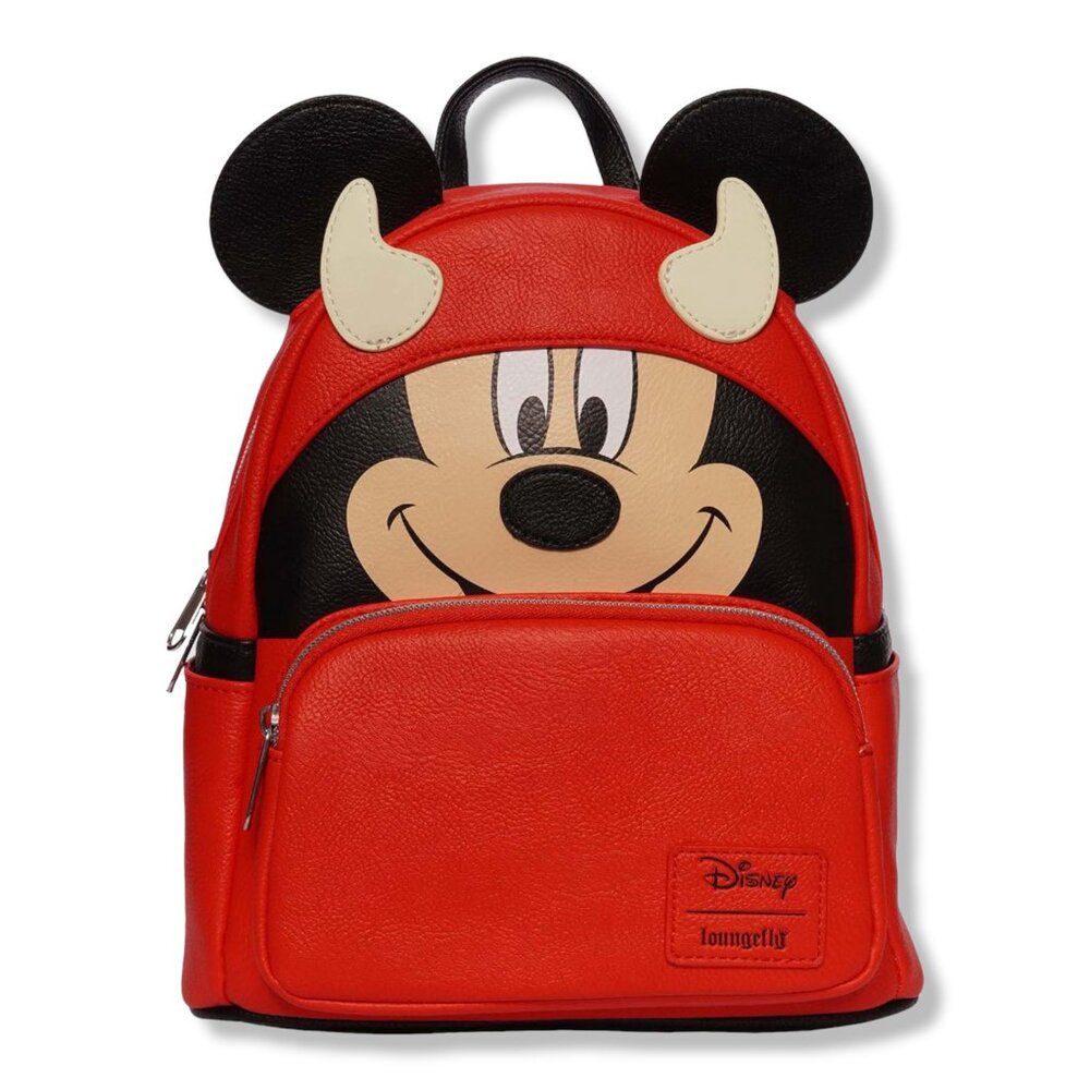 Loungefly Mickey Mouse Devil Mini Backpack (GITD)